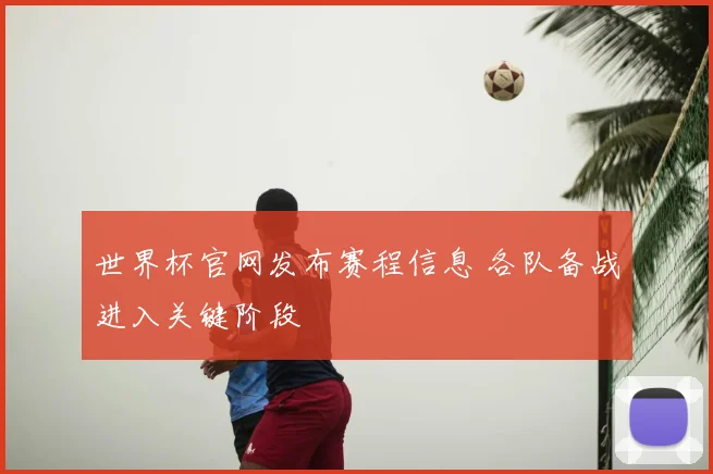世界杯官网发布赛程信息 各队备战进入关键阶段